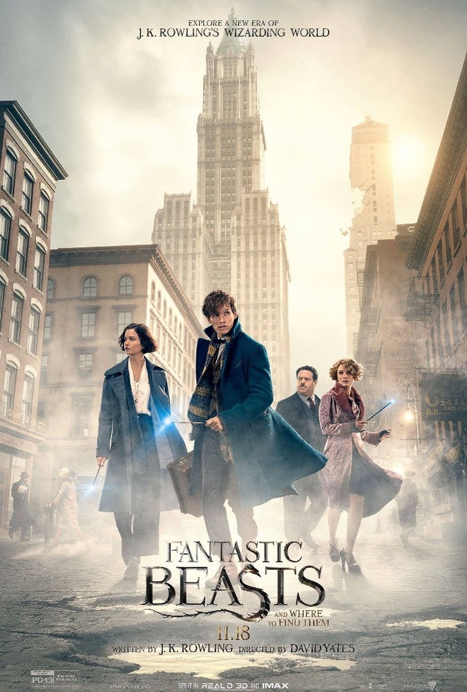 پوستر «جانوران شگفت انگیز و زیستگاه آن ها»(Fantastic Beasts and Where to Find Them)